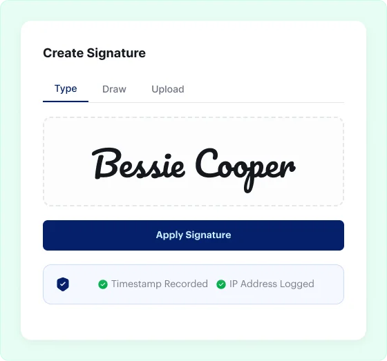 Legally-Binding eSignature